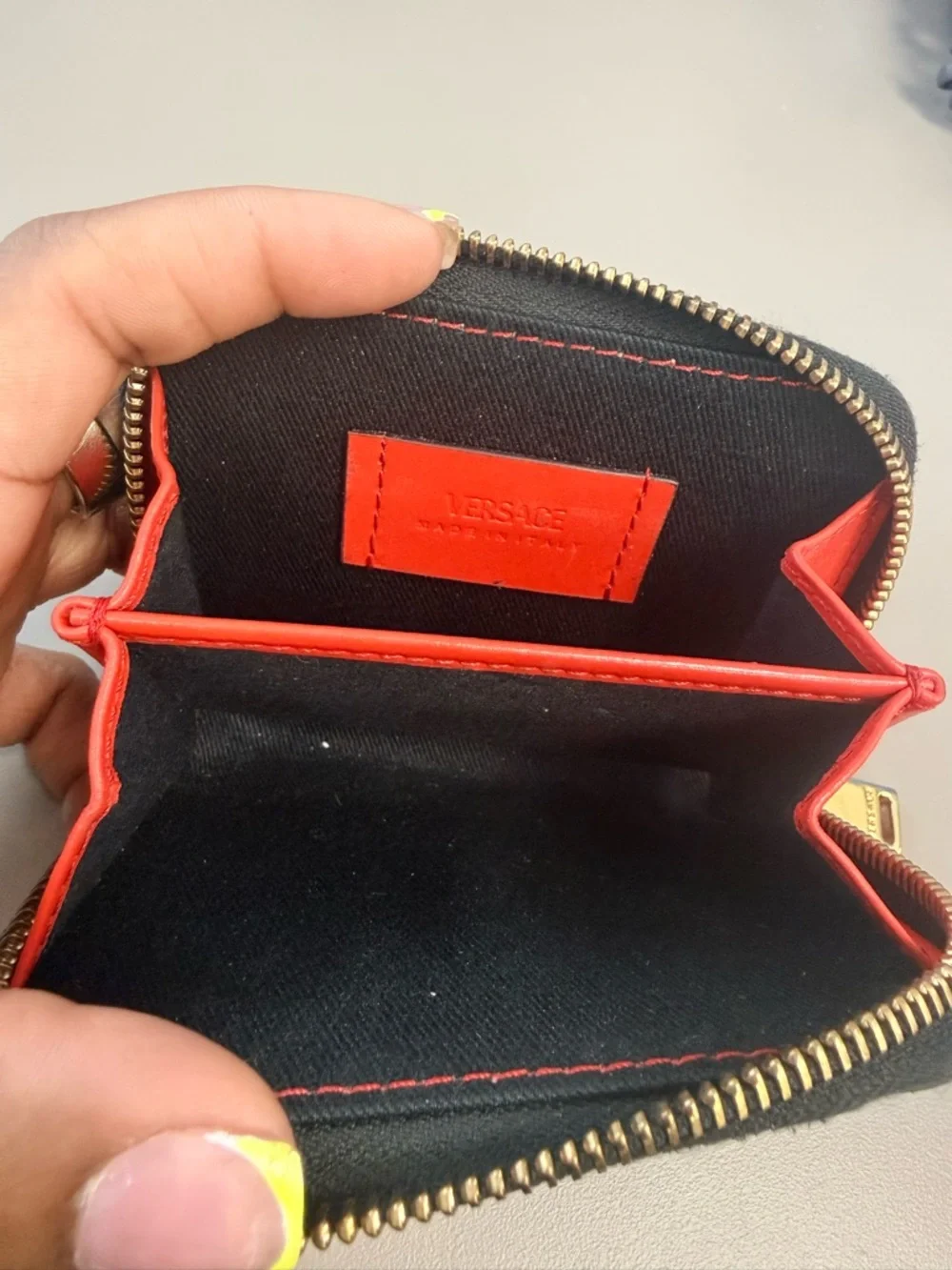 Versace Zipper Wallet - Picture 3 of 4